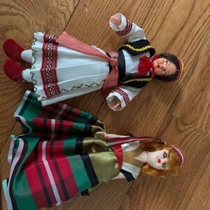 Dolls from Scotland and Croatia/Slovakia